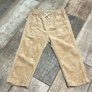 H&M Toddler Boys Khaki Corduroy Pants size 2T